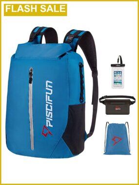 Waterproof 500D Nylon Dry Bag Backpack 20L Outdoor Hiking Kayaking